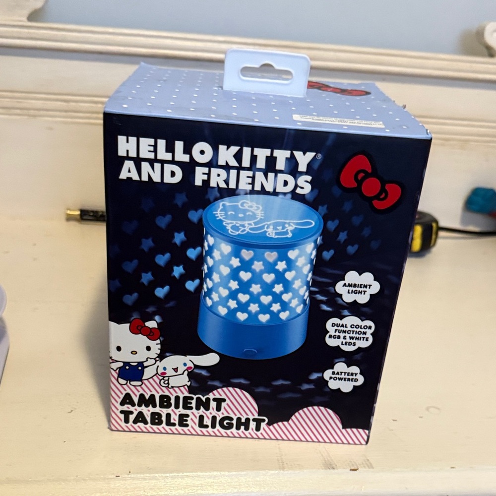 Hello Kitty Blue and White LED Light new in box